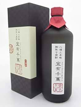 八海山　宜有千萬　よろしくせんまんあるべし　 本格焼酎　40度　3本セット箱なし Amazon.co.jp: 八海山 本格米焼酎黄麹三段仕込み 宜有千萬